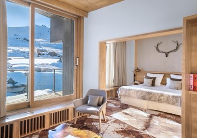 Une chambre de l'Hôtel Annapurna